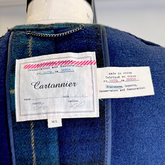 Anthropologie Cape - plaid poncho - wool blend - Picture 4 of 6